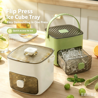 48 Grid One-Touch Ice Cube Tray